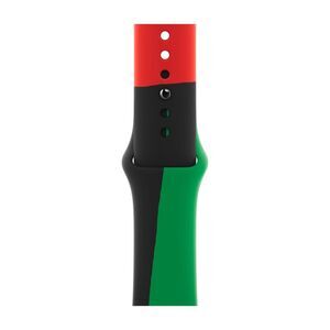 Apple -  Watch Series 6 Black Unity Sport Band 44mm Black